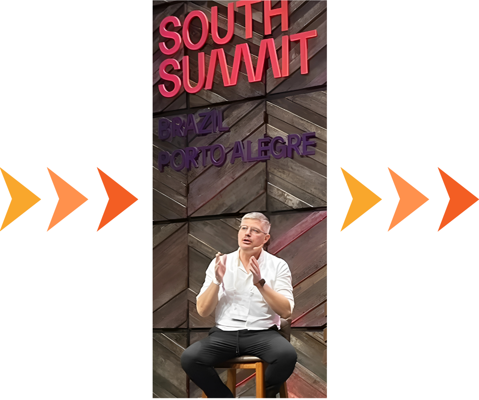 imagem site novo south summit com setas
